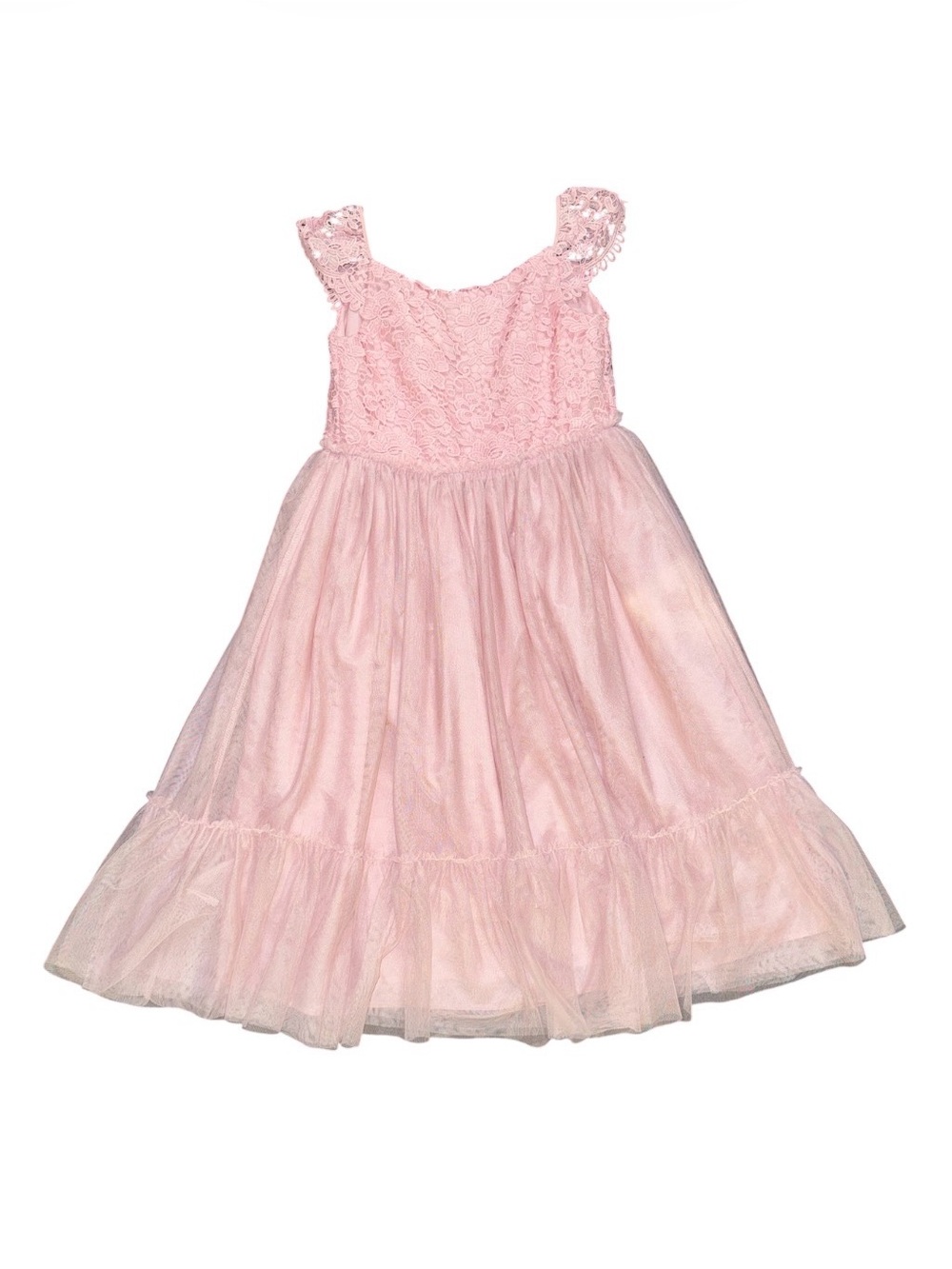 Pink Lace & Tulle Party Dress size 9-10